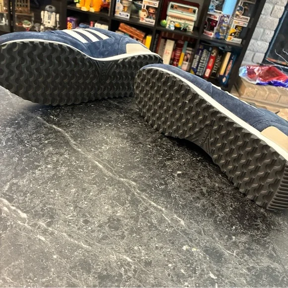 adidas Blue and White Men's Sneakers - Picture 5 of 6